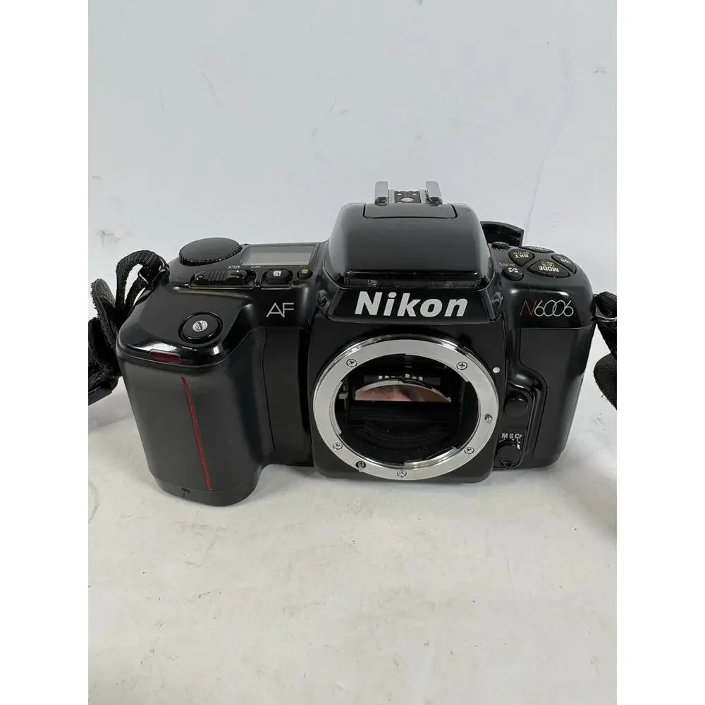Nikon N6006 35mm SLR Film Camera Body AF For Parts Repair Read